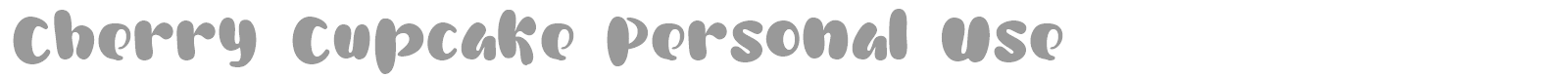 Cherry Cupcake font preview